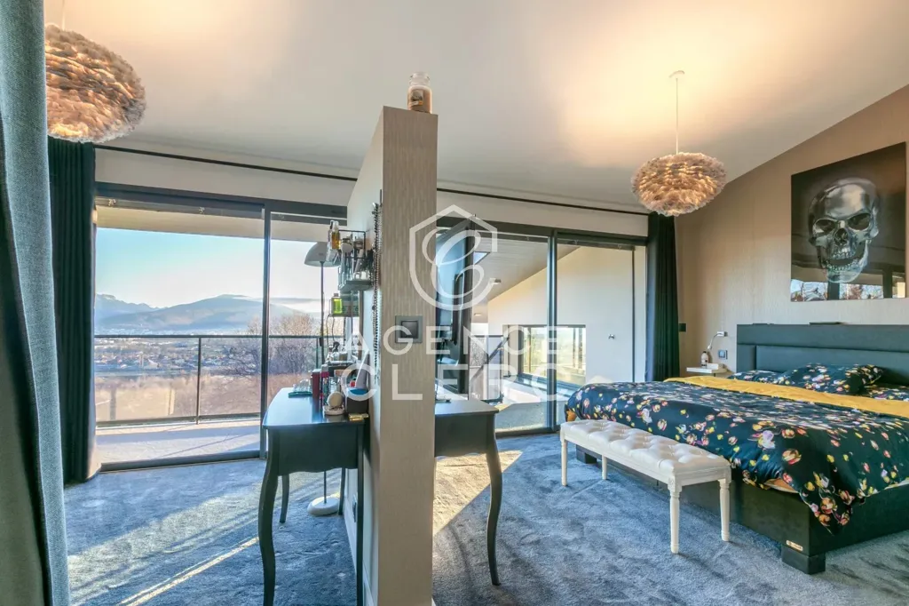 Chambres - Villa Contemporaine avec Vue Lac à Pringy