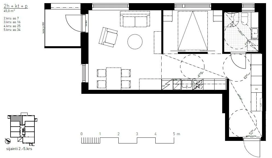 Plaan - Apartment with Balcony in Nurmijärvi