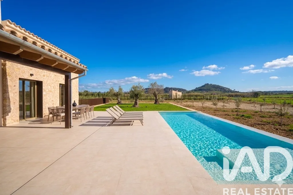 Pool - Contemporary Chalet with Pool in Sineu