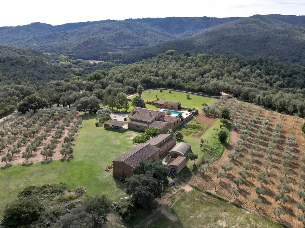 Õhuvaade - Luxury Farmhouse with Pool in Calonge