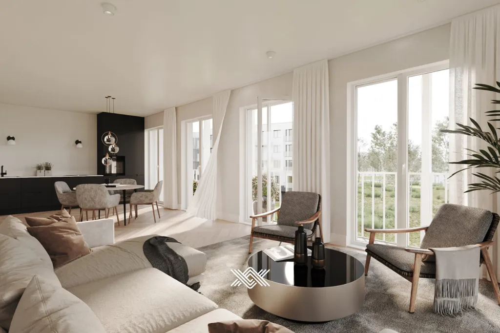 Elutuba - New Apartment with Terrace in Gent