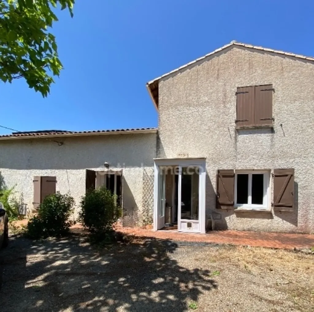 Exterior - Extended House with Garage in Angoulême