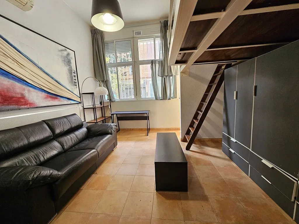 Séjour - Studio Flat with Heating in Pinar del Rey