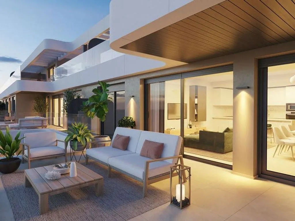 Terrace - Apartment with Pool and Terrace in La Cala de Mijas