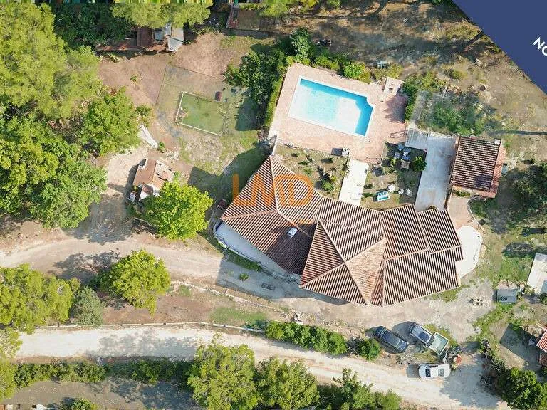 Õhuvaade - Luxury Home with Pool and Studio in Draguignan