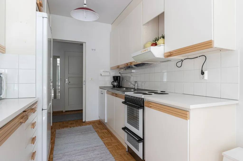 Köök - Corner Condo with Sauna in Kuopio Centre