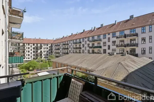 Balcony - Apartment with Balcony in Frederiksberg