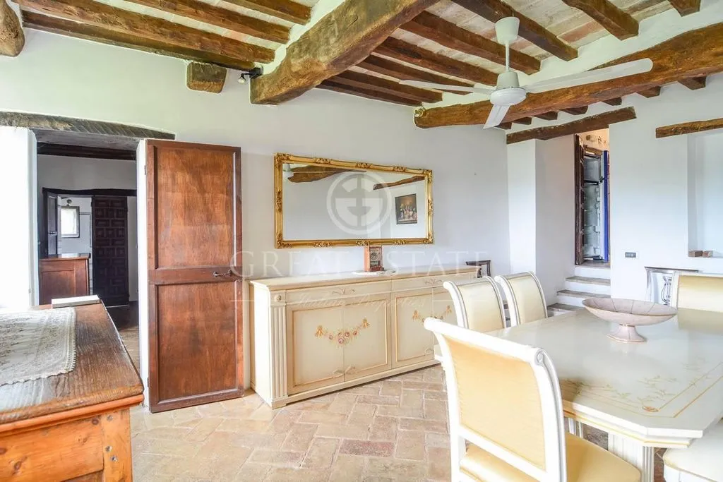 Dining Room - Ancient Castle with Pool in Umbria