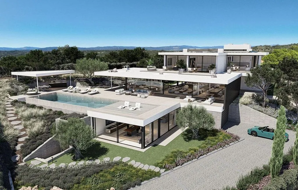 Piscine - Chalet with Pool and Terrace in Sotogrande