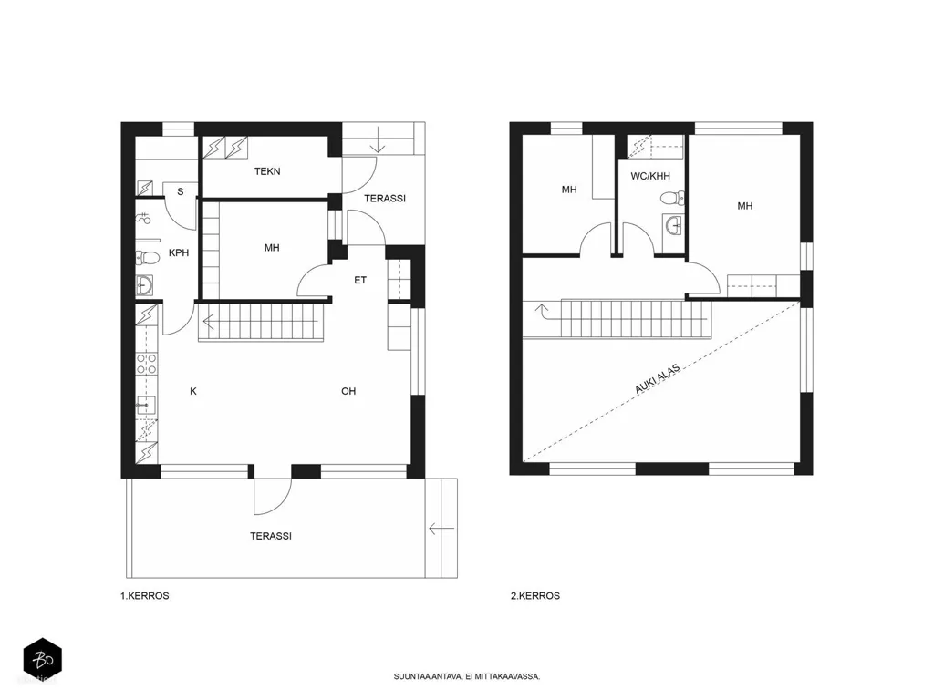Plaan - Modern Design Duplex with Sauna in Vantaa Hiekkaharju