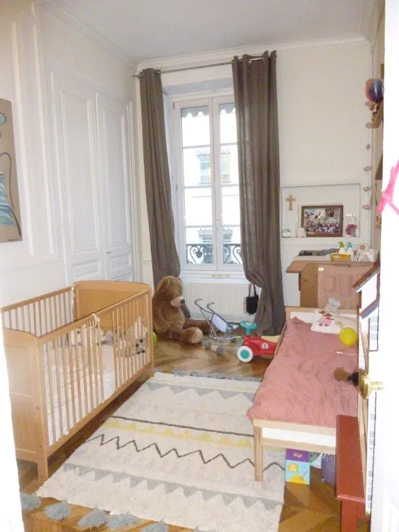 Bedrooms - Luxury Apartment with Fireplace in Lyon