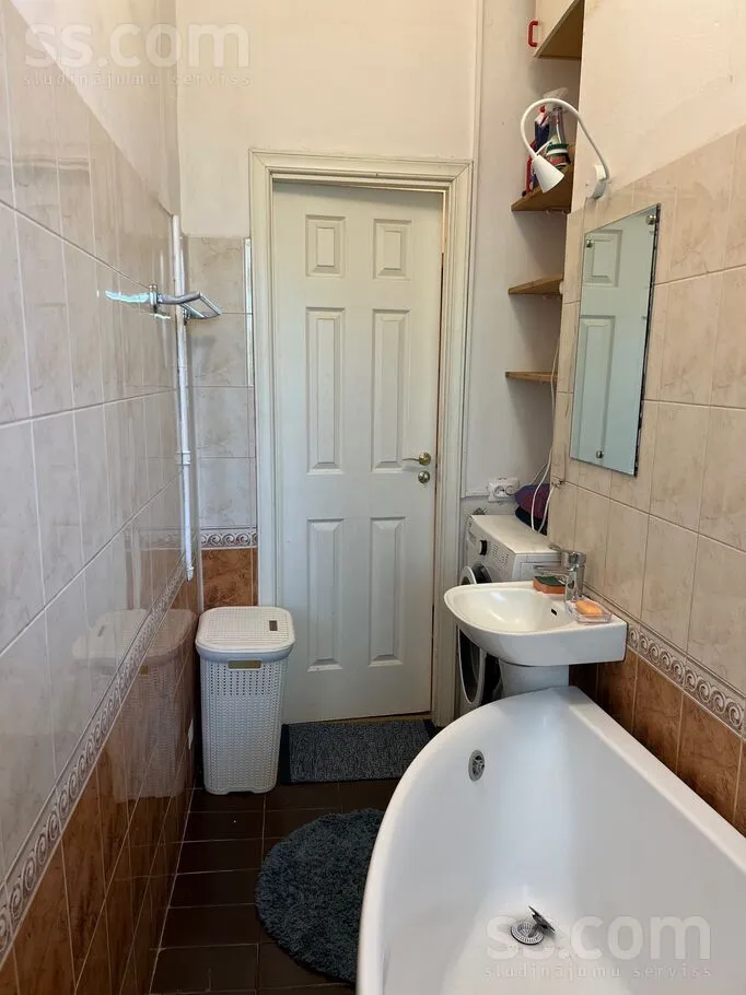Salles de bain - 2-Bedroom Flat with Regulated Heating in Riga Centre