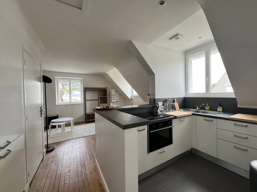 Cuisine - Appartement Vue Mer au Port de Kernevel à Larmor Plage