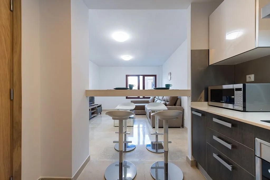 Kitchen - Modern Flat with Terrace in Guanarteme