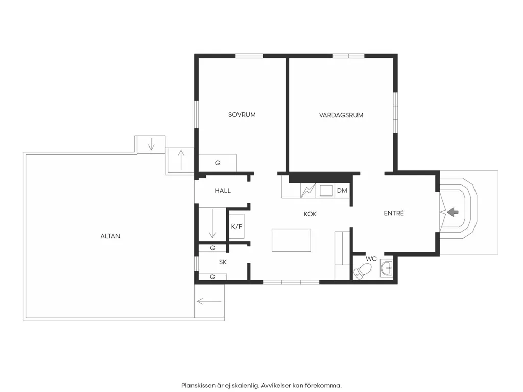 Maison 5 pièces à Hjo kommun