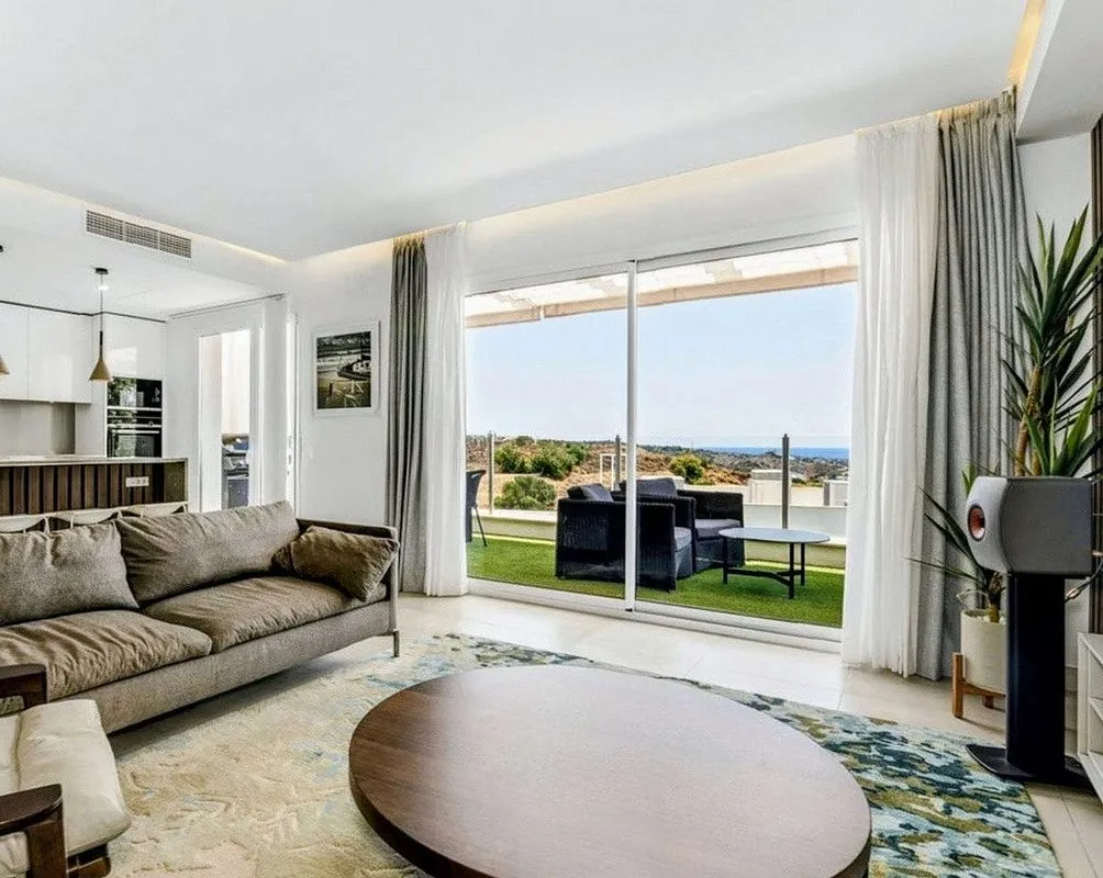 Séjour - Duplex Penthouse with Pool in Marbella