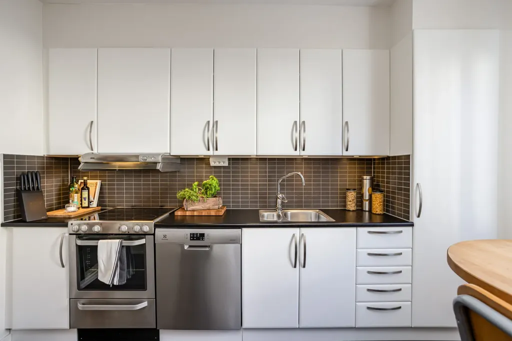 Cucina - Apartment with Balcony in Halmstad