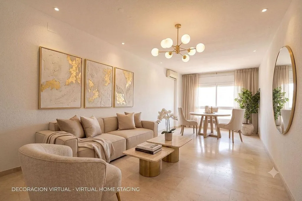 Séjour - Apartment with Sea View in Nou Eixample Sud, Tarragona