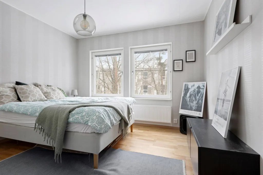 Bedrooms - Apartment with Balcony in Hagsätra