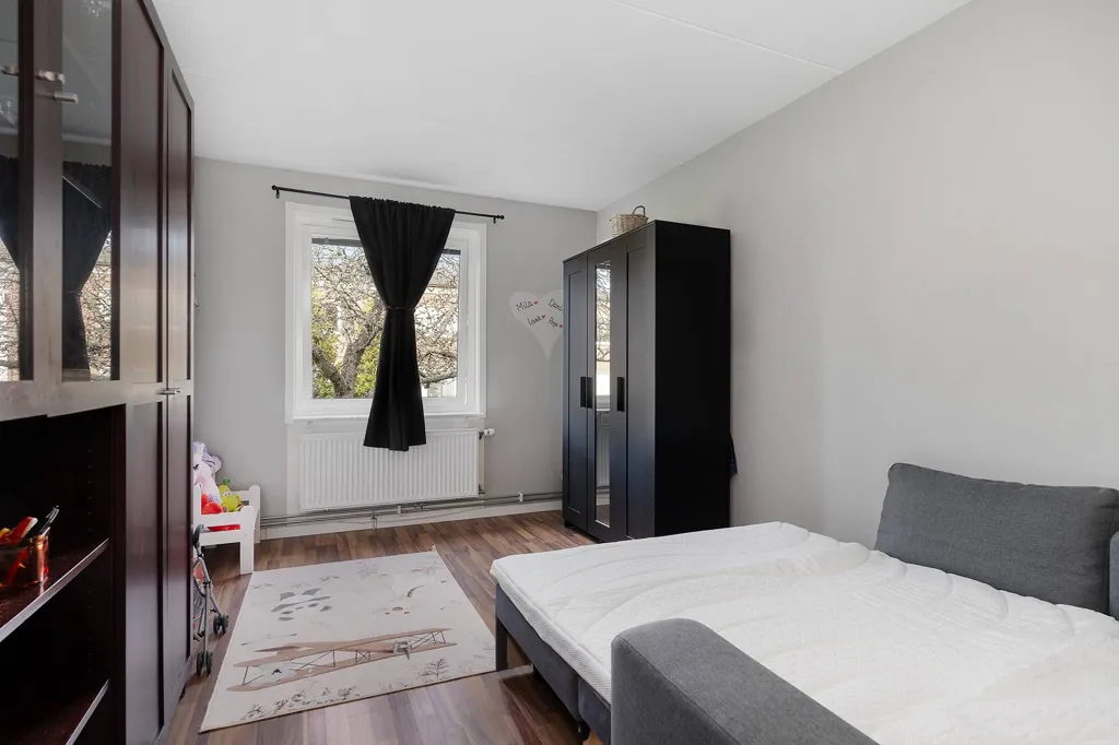 Bedrooms - Apartment with Balcony in Värnamo
