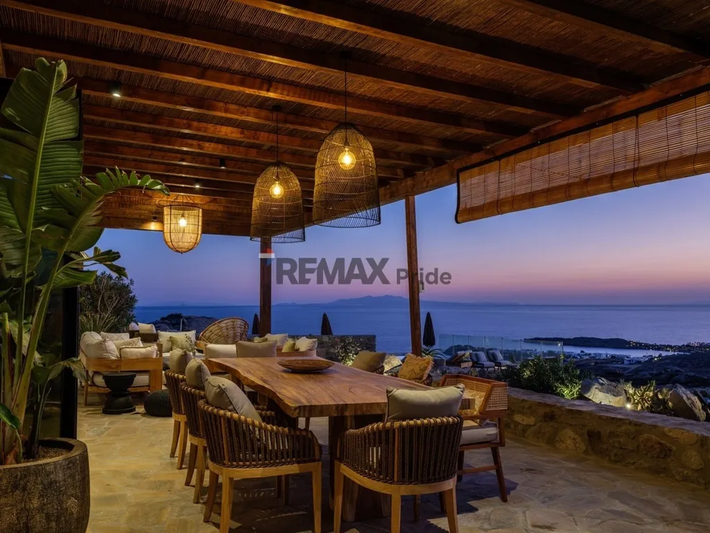 Terrasse - New Villa with Sea View in Mykonos
