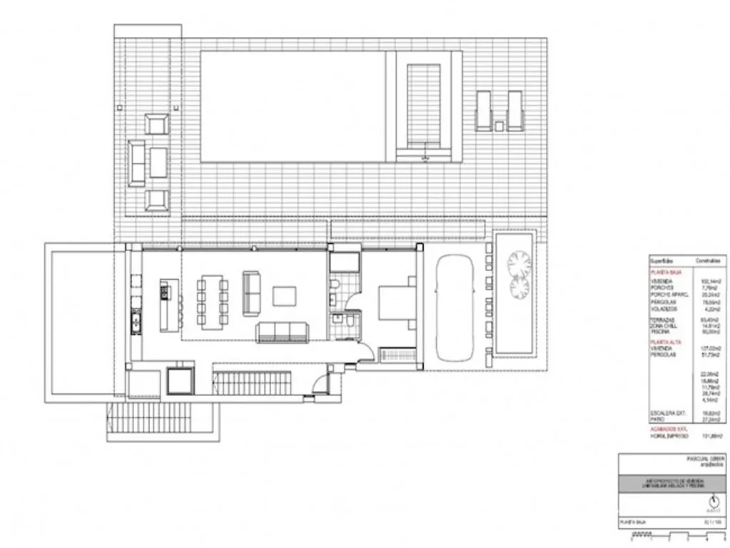 Plan - Modern Villa with Infinity Pool in Javea