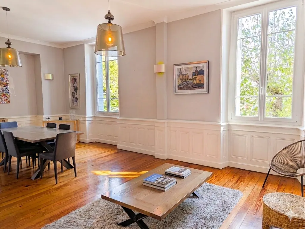 Séjour - Appartement de Charme avec Vue Sud à Aix-les-Bains