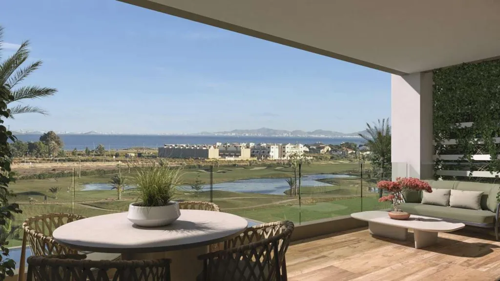 Terrass - New Apartment with Private Garden near La Serena Golf, Los Alcázares