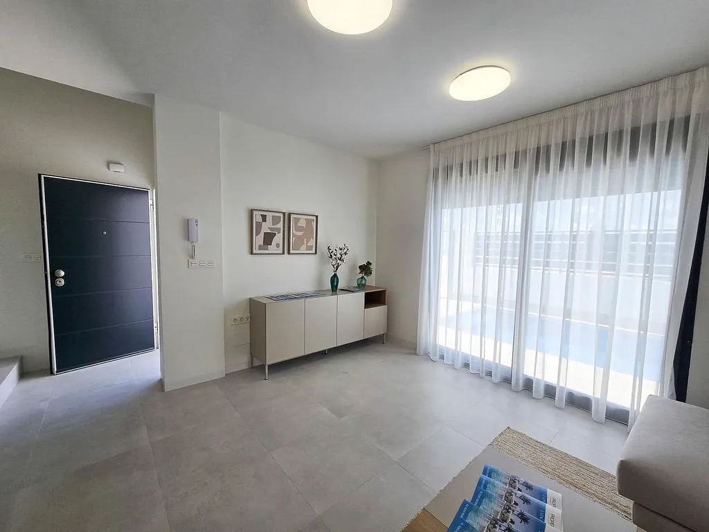 Séjour - Chalet with Pool and Terrace in Roldán