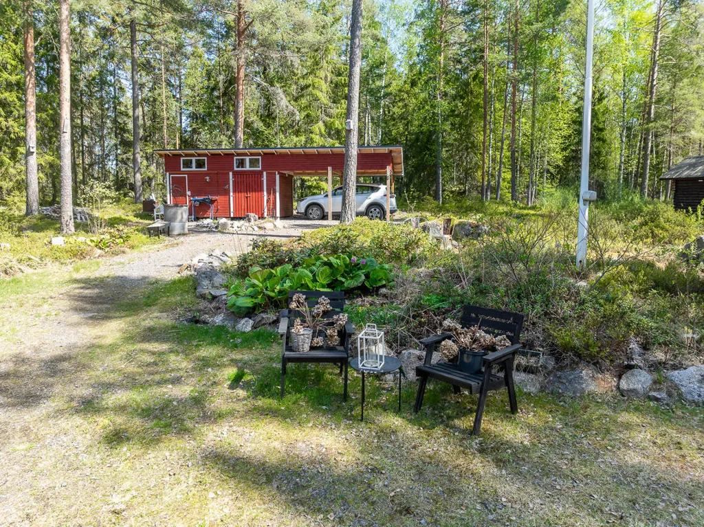 Garden - Cottage with Sauna in Österhankmo