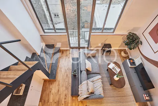 Séjour - Appartement de Luxe Rénové avec Ascenseur à Paris 5ᵉ