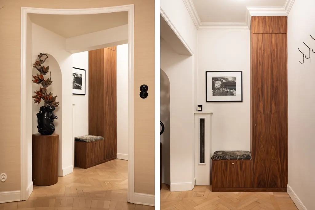 Entrée - Renovated Flat with Library in Enskede