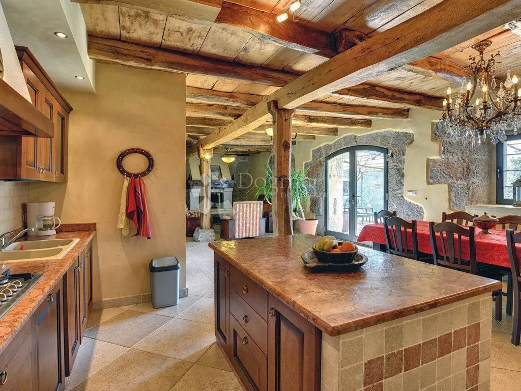 Cuisine - Historic Stone House with Pool in Lupoglav