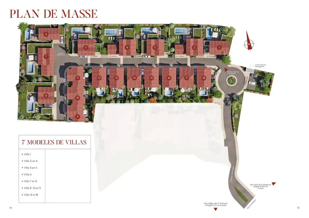 Plan - Villa Contemporaine avec Piscine dans les Cinq Cantons