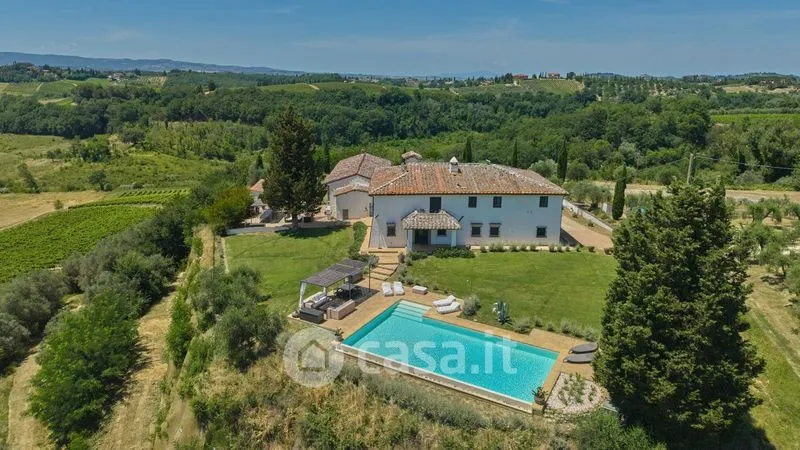 Vue aérienne - Tuscan-Style Villa with Pool in Certaldo