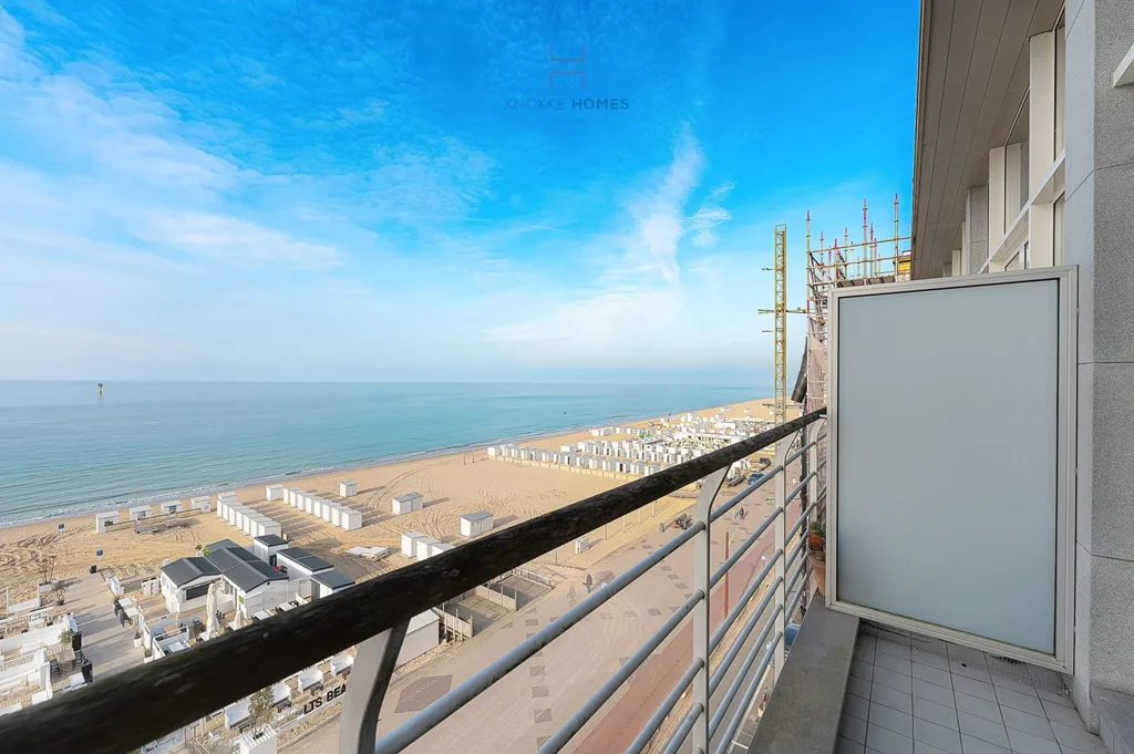 Balcon - Duplex Mansardé avec Mezzanine et Vue Mer à Zeedijk-Het-Zoute