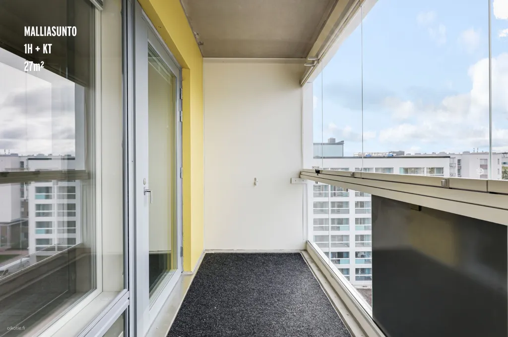 Rõdu - Modern Flat with Glazed Balcony in Kilo, Espoo