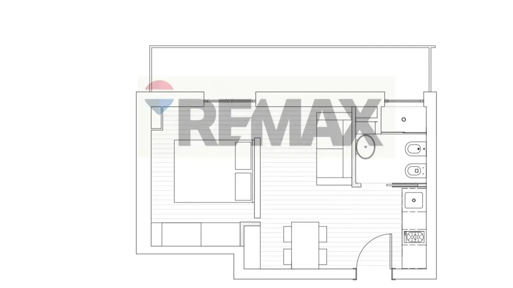 Plan - Newly Built Flat with Balcony in Bari