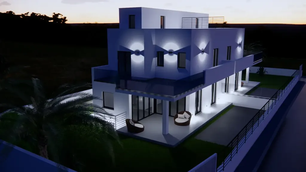 New Villa with Private Garden in Palermo