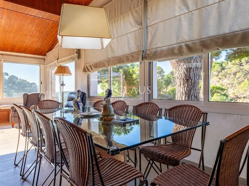 Salle à manger - Chalet with Private Pool in Cala Canyelles, Lloret de Mar