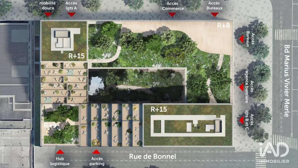 Plan - Appartement T3 avec Balcon à Lyon 3e