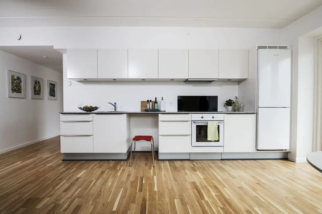 Köök - 3-Bedroom Flat with South View in Kolding
