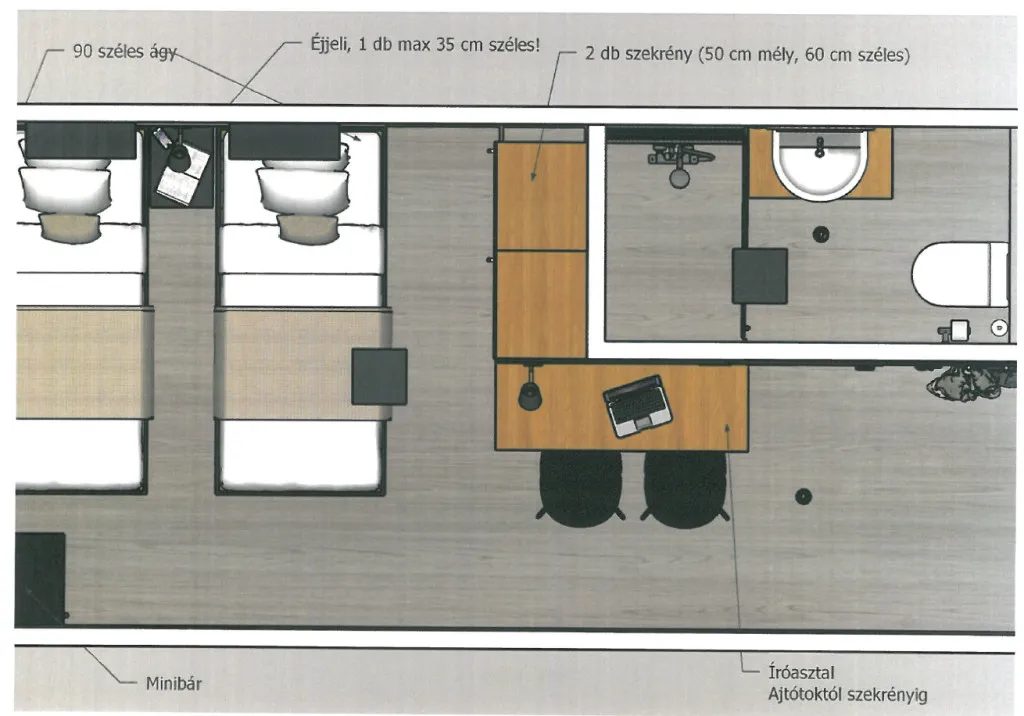 Planimetria - Commercial Development Opportunity in Tatabánya