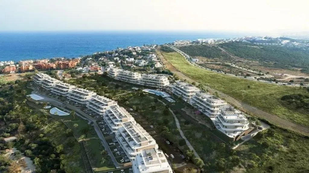 Vue aérienne - Luxury Flat with Sea Views in Estepona