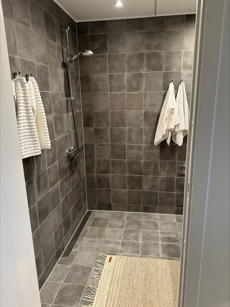 Salles de bain - 1-Bed Flat with Balcony in Risskov