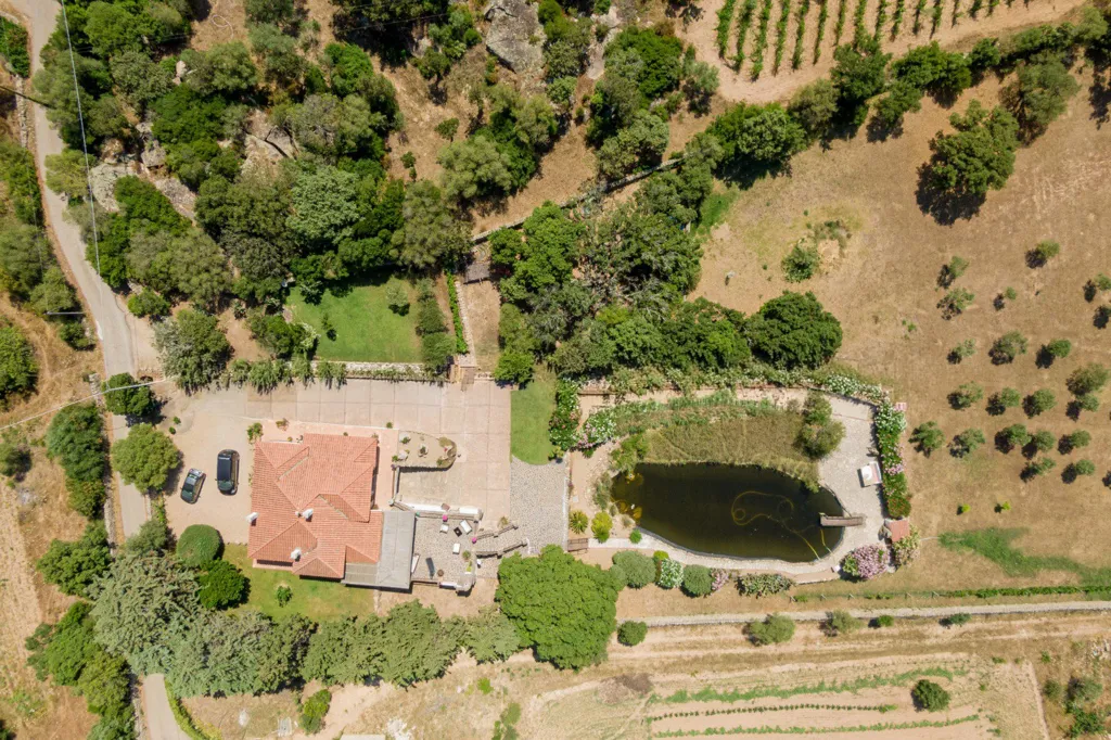 Õhuvaade - Villa with Lake and Nature in Sardinia