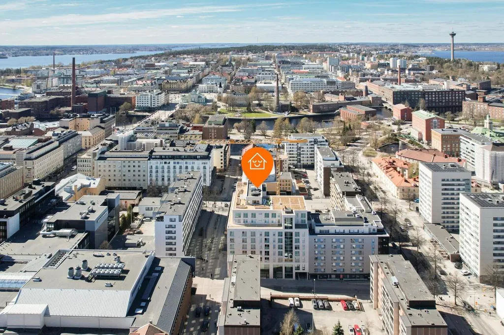 Vue aérienne - Appartement 2 pièces à Tampere