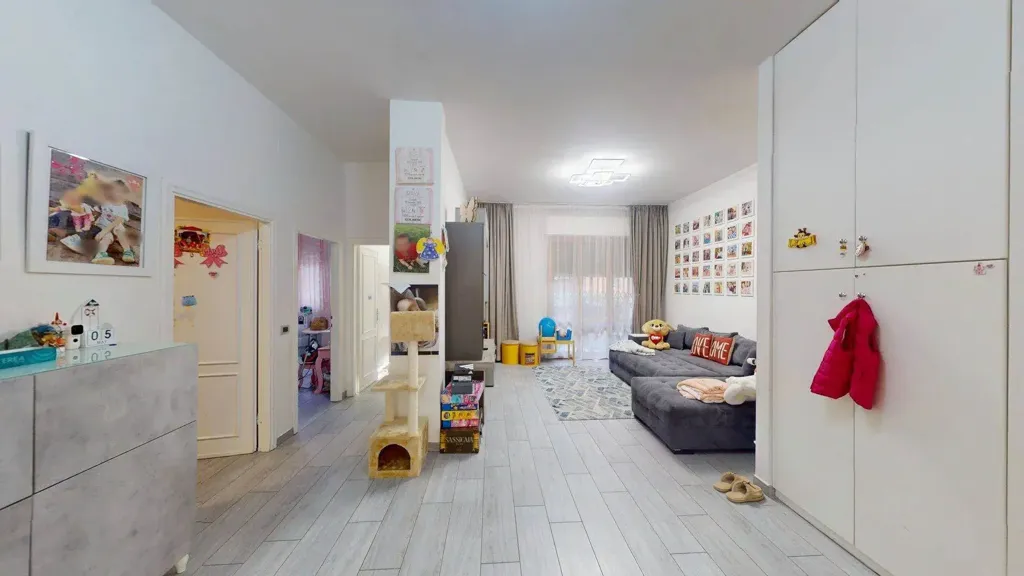 Séjour - Ground Floor Apartment with Balcony in Florence