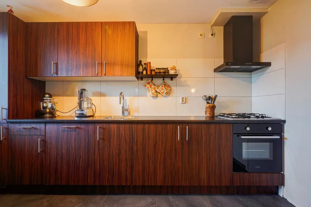 Köök - Apartment with Sea View in Scheveningen