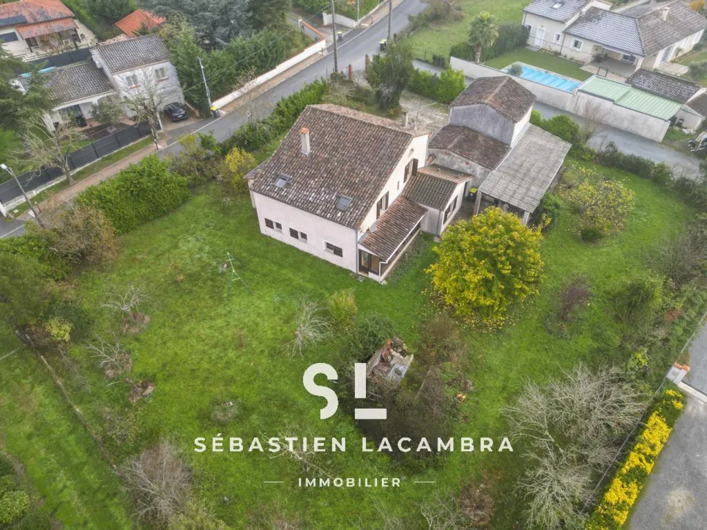 Vue aérienne - Maison de Caractère avec Terrain à Bâtir à Puygouzon